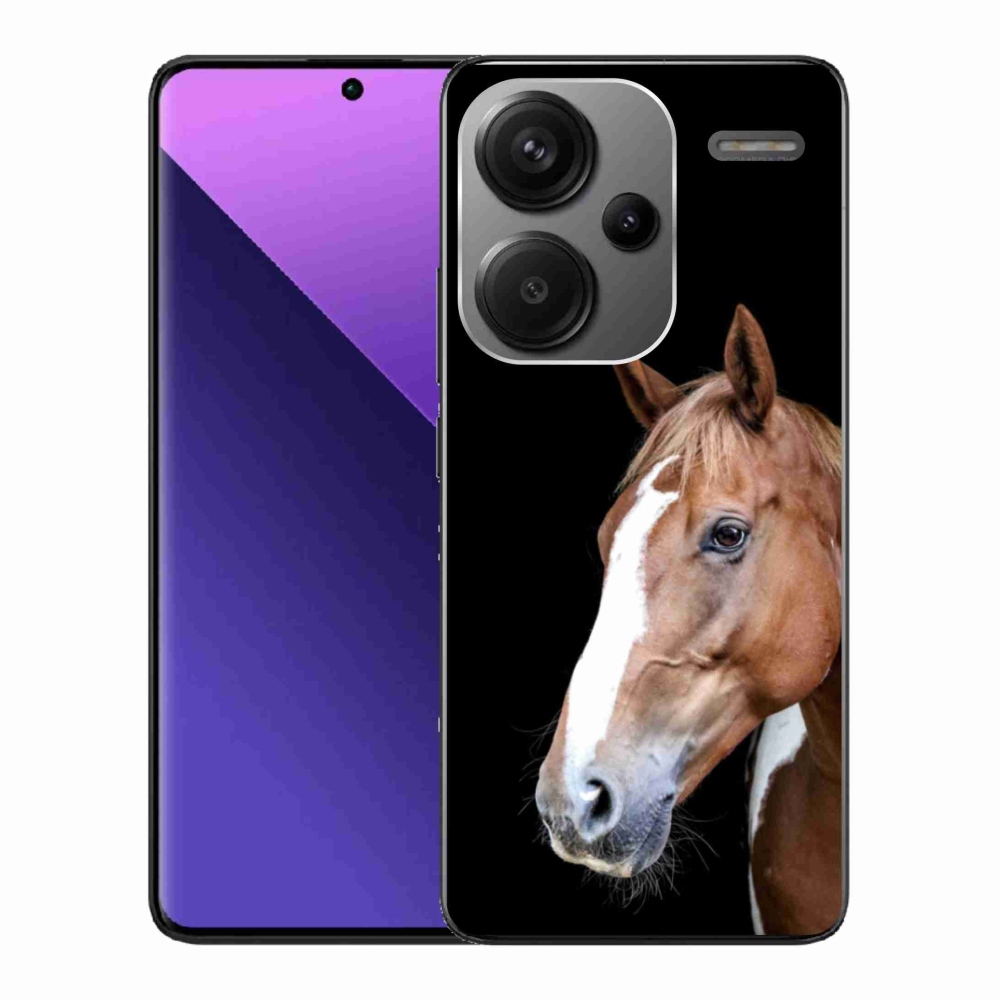 Gelový kryt mmCase na Xiaomi Redmi Note 13 Pro+ 5G - hnědý kůň 3