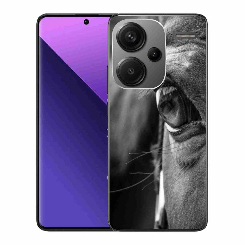 Gelový kryt mmCase na Xiaomi Redmi Note 13 Pro+ 5G - koňský pohled