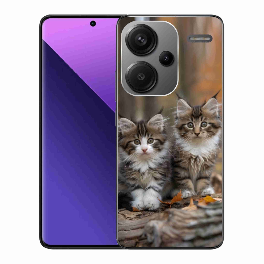 Gelový kryt mmCase na Xiaomi Redmi Note 13 Pro+ 5G - kočičí duo 3