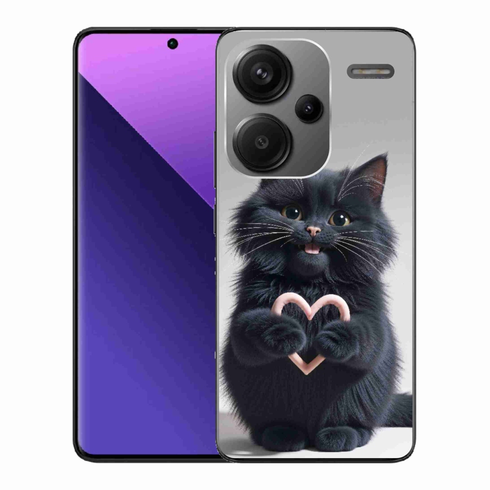 Gelový kryt mmCase na Xiaomi Redmi Note 13 Pro+ 5G - kočičí láska 3