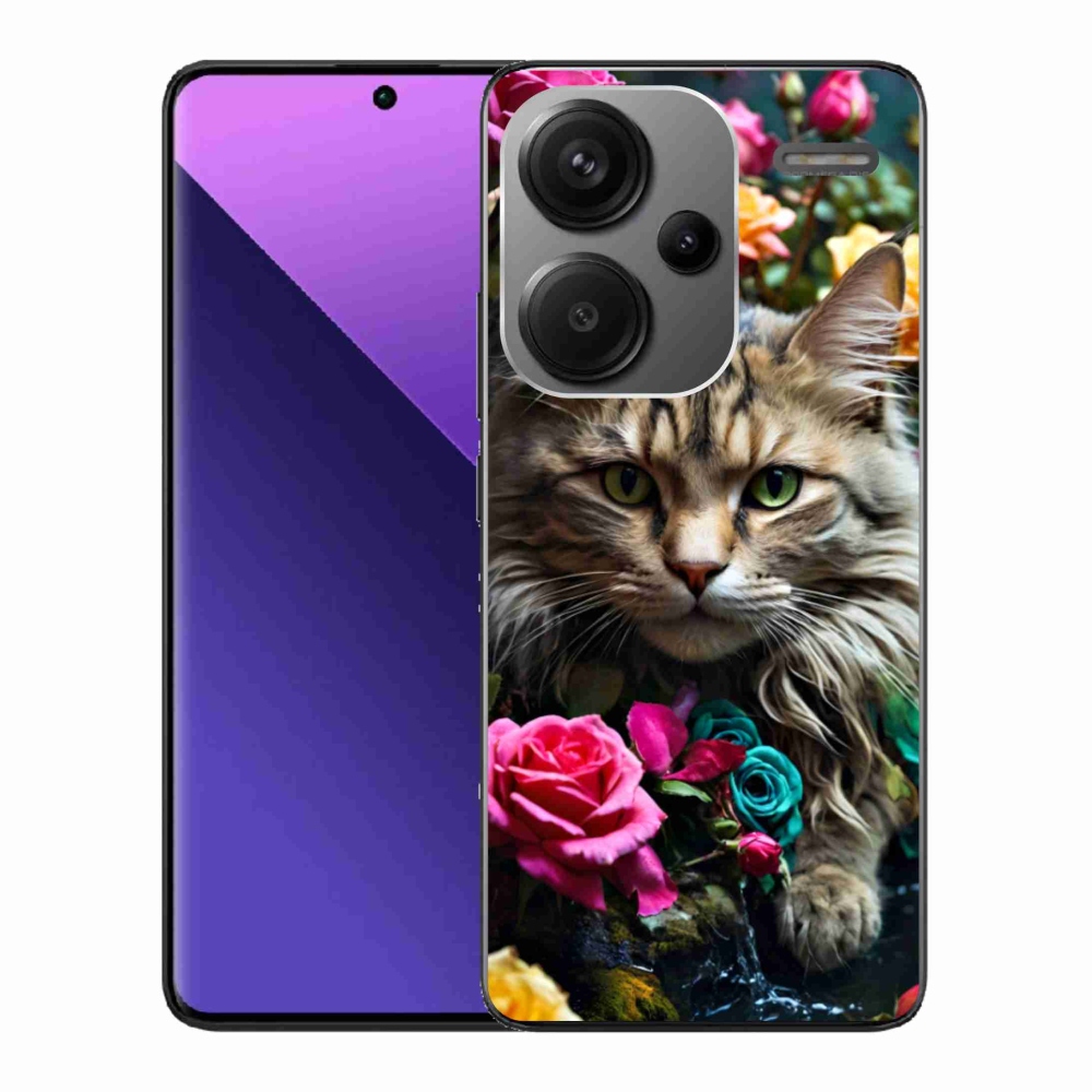 Gelový kryt mmCase na Xiaomi Redmi Note 13 Pro+ 5G - kočíčí pohled 2