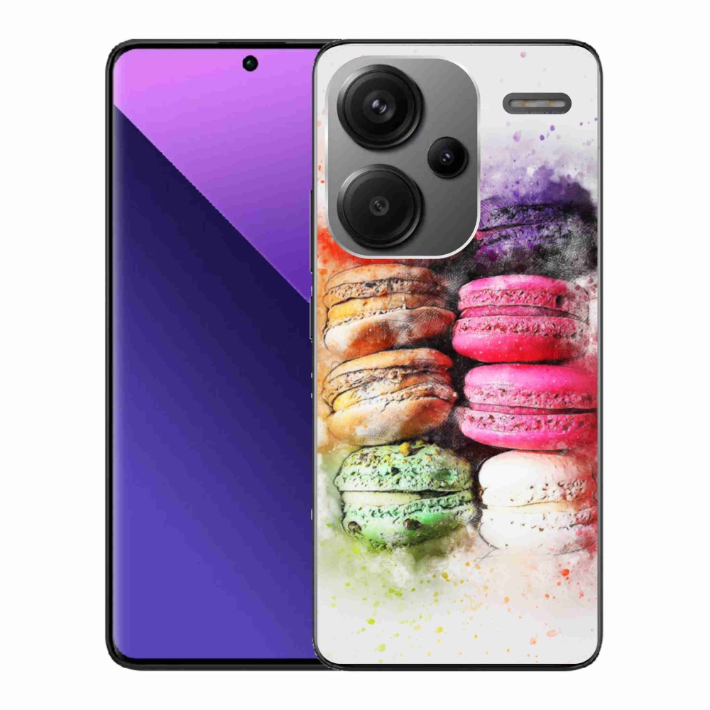 Gelový kryt mmCase na Xiaomi Redmi Note 13 Pro+ 5G - makrónky