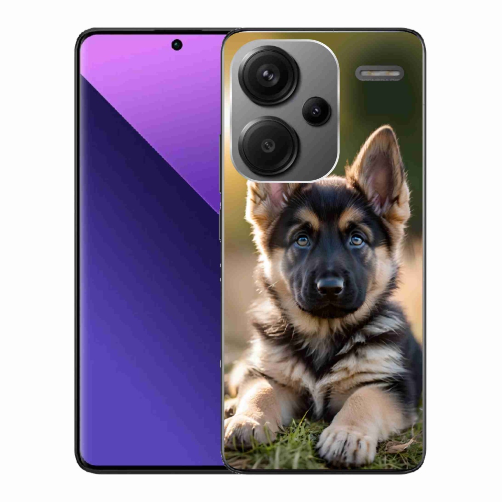 Gelový kryt mmCase na Xiaomi Redmi Note 13 Pro+ 5G - německý ovčák v přírodě