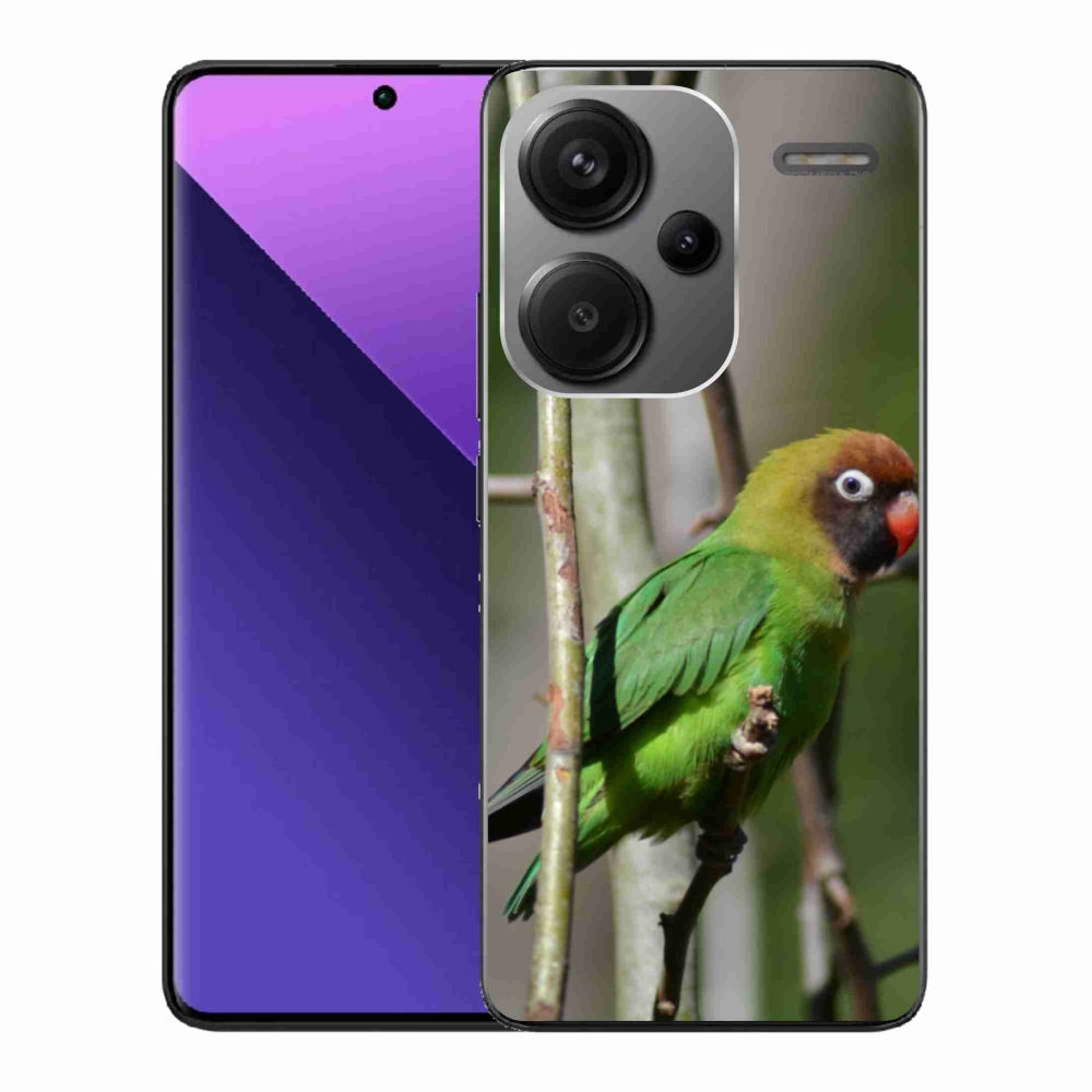 Gelový kryt mmCase na Xiaomi Redmi Note 13 Pro+ 5G - papoušek agaPronis