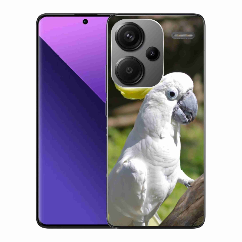 Gelový kryt mmCase na Xiaomi Redmi Note 13 Pro+ 5G - papoušek kakadu 2