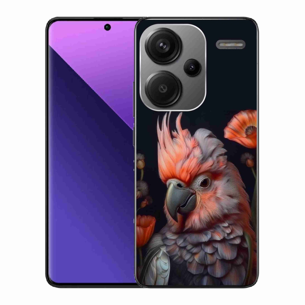 Gelový kryt mmCase na Xiaomi Redmi Note 13 Pro+ 5G - papoušek kakadu v barvách