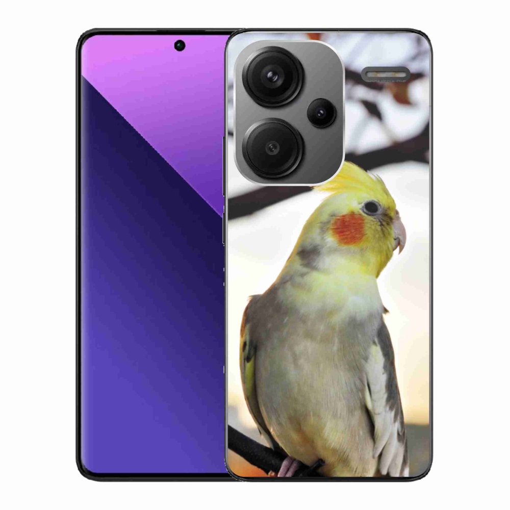 Gelový kryt mmCase na Xiaomi Redmi Note 13 Pro+ 5G - papoušek korela