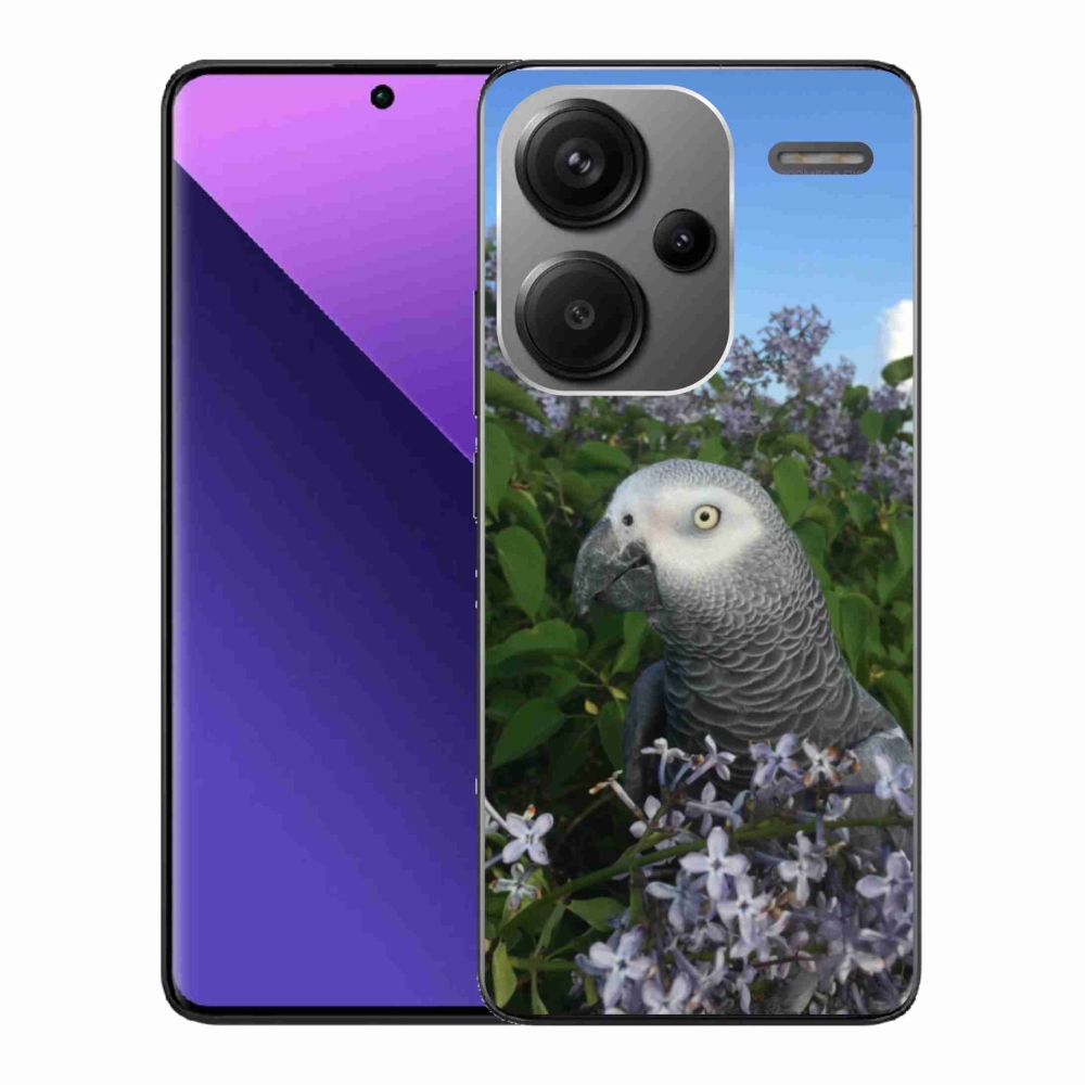Gelový kryt mmCase na Xiaomi Redmi Note 13 Pro+ 5G - papoušek žako