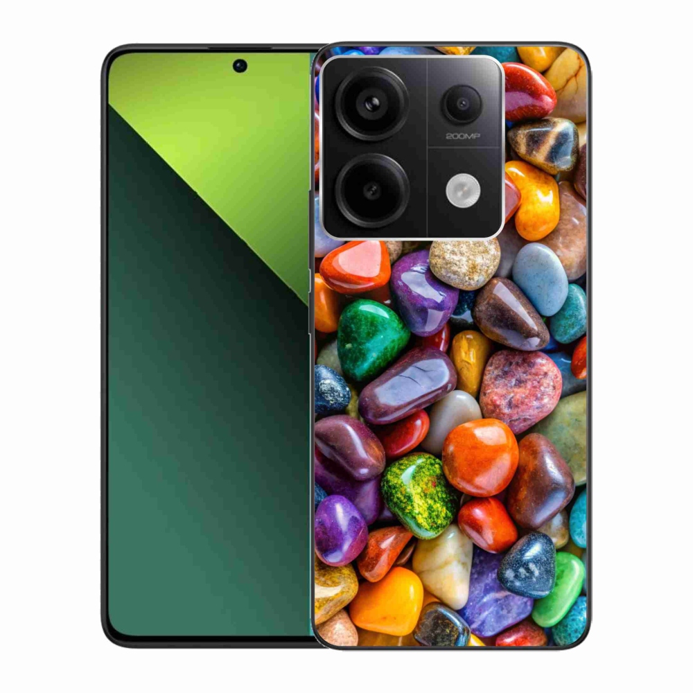 Gelový kryt mmCase na Xiaomi Redmi Note 13 Pro 5G/Poco X6 5G - barevné kamínky
