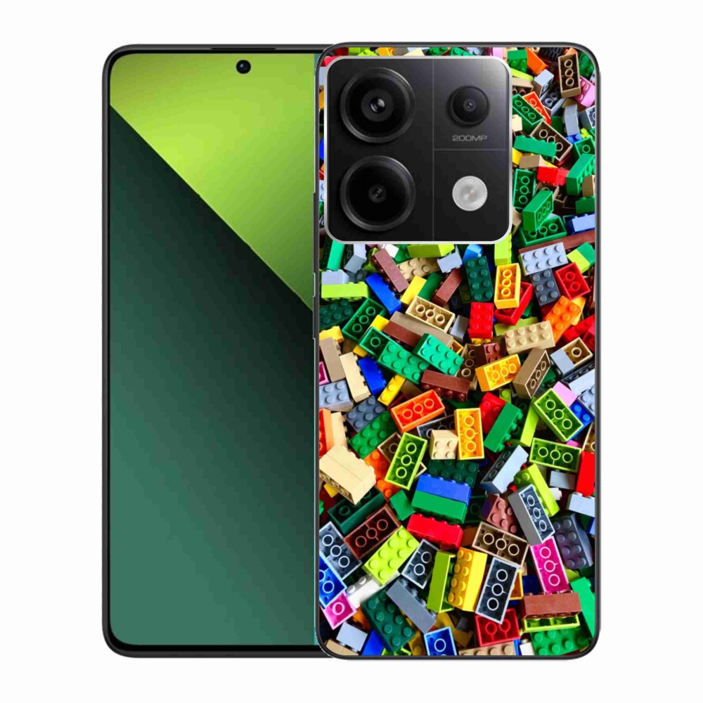 Gelový kryt mmCase na Xiaomi Redmi Note 13 Pro 5G/Poco X6 5G - barevné stavební kostky
