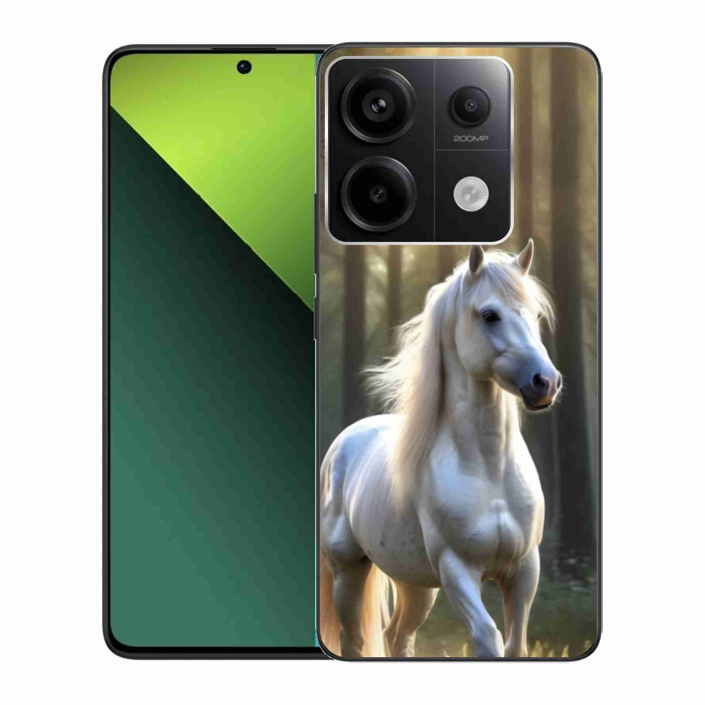 Gelový kryt mmCase na Xiaomi Redmi Note 13 Pro 5G/Poco X6 5G - bílý kůň 3