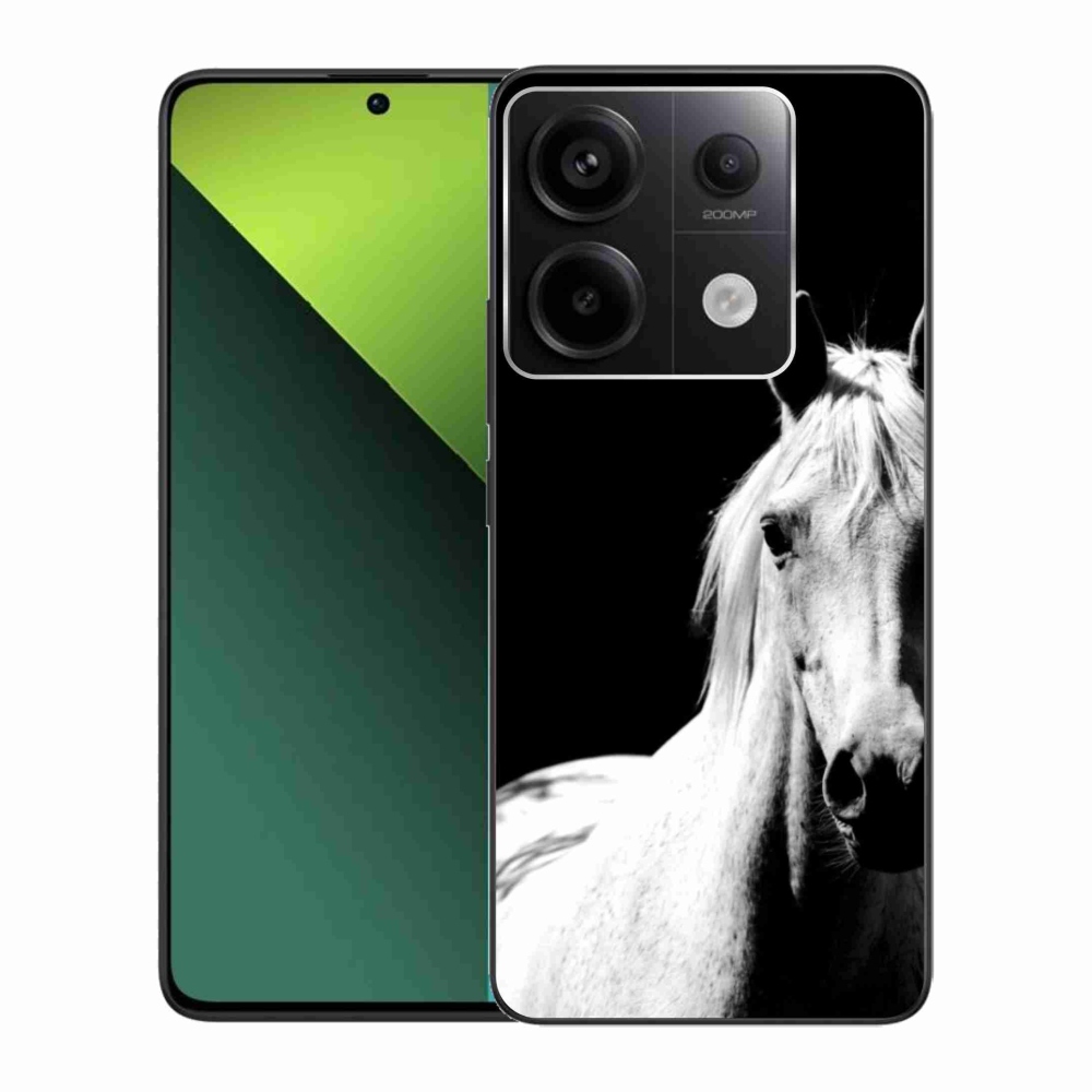Gelový kryt mmCase na Xiaomi Redmi Note 13 Pro 5G/Poco X6 5G - bílý kůň 5