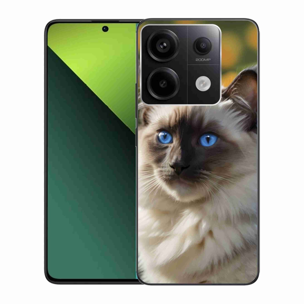 Gelový kryt mmCase na Xiaomi Redmi Note 13 Pro 5G/Poco X6 5G - bílý ragdoll
