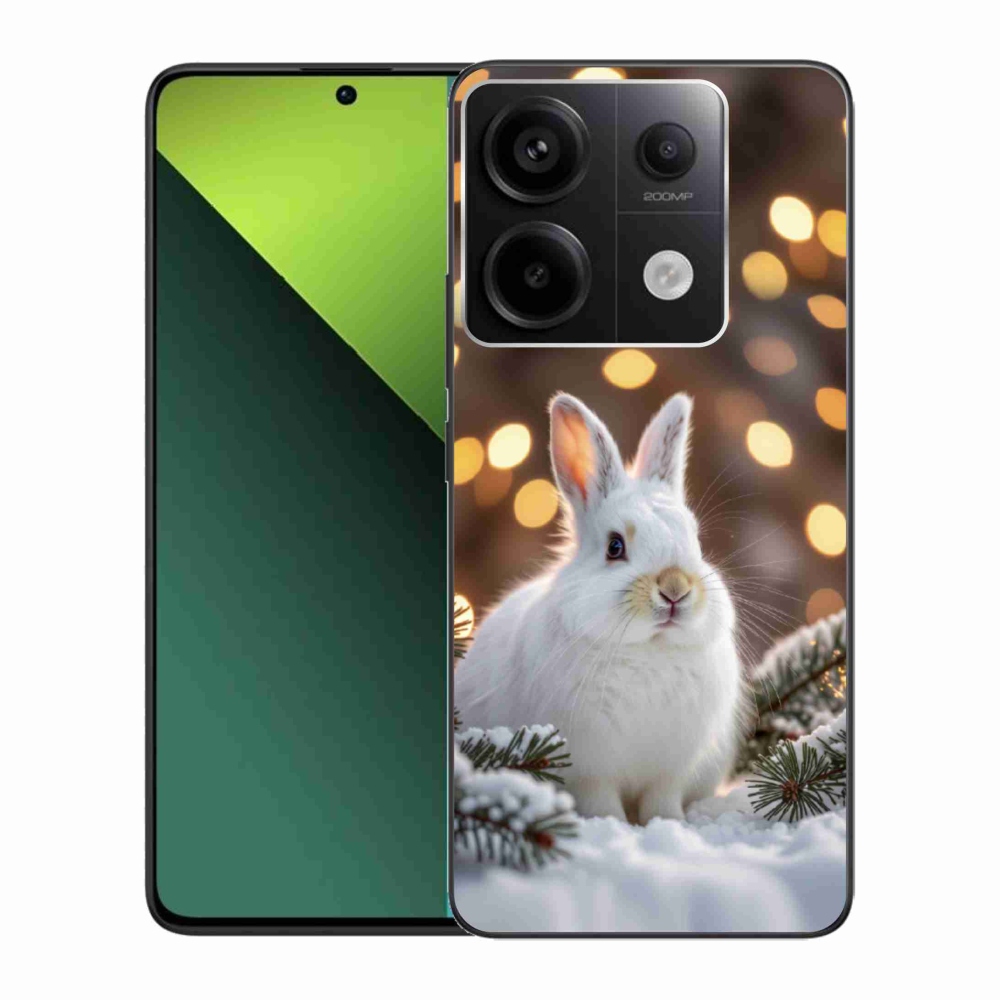 Gelový kryt mmCase na Xiaomi Redmi Note 13 Pro 5G/Poco X6 5G - bílý zajíc