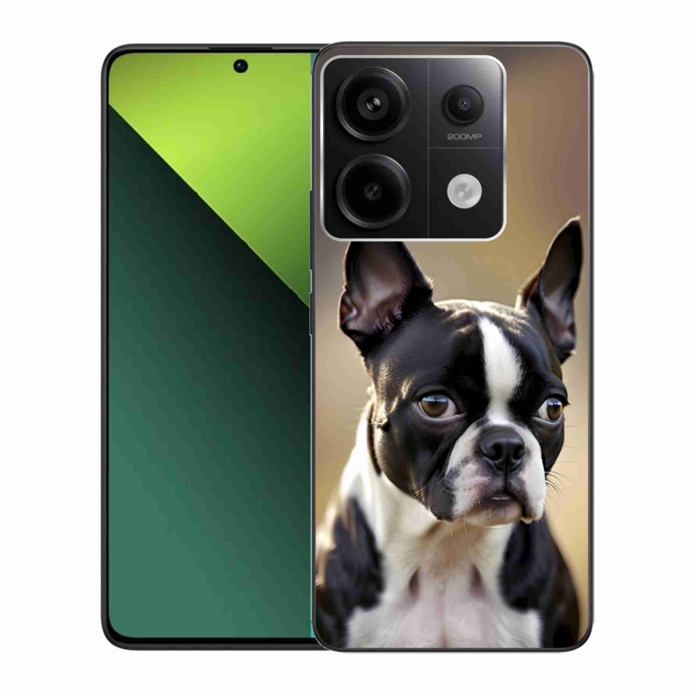 Gelový kryt mmCase na Xiaomi Redmi Note 13 Pro 5G/Poco X6 5G - bostonský teriér