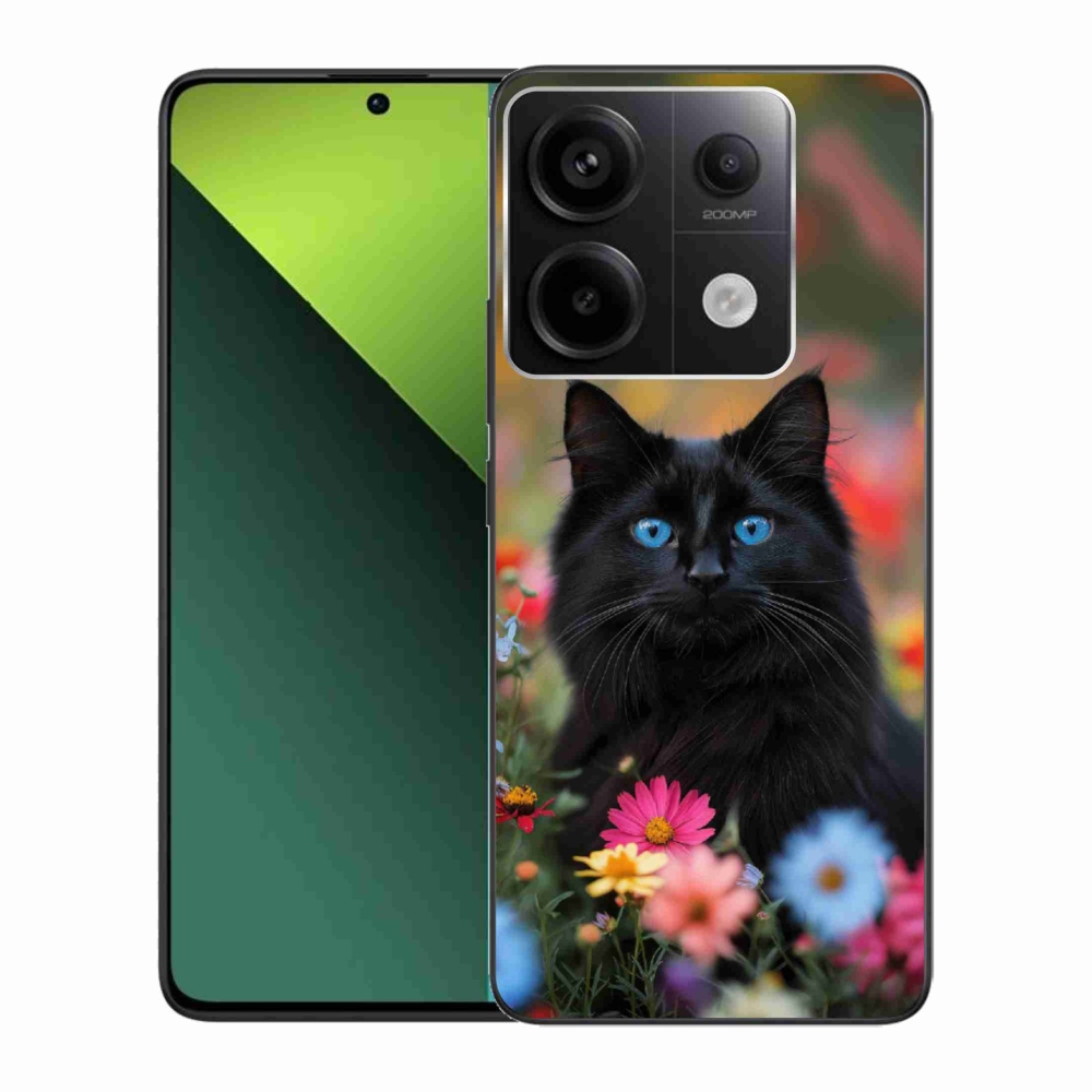 Gelový kryt mmCase na Xiaomi Redmi Note 13 Pro 5G/Poco X6 5G - černé kotě 4