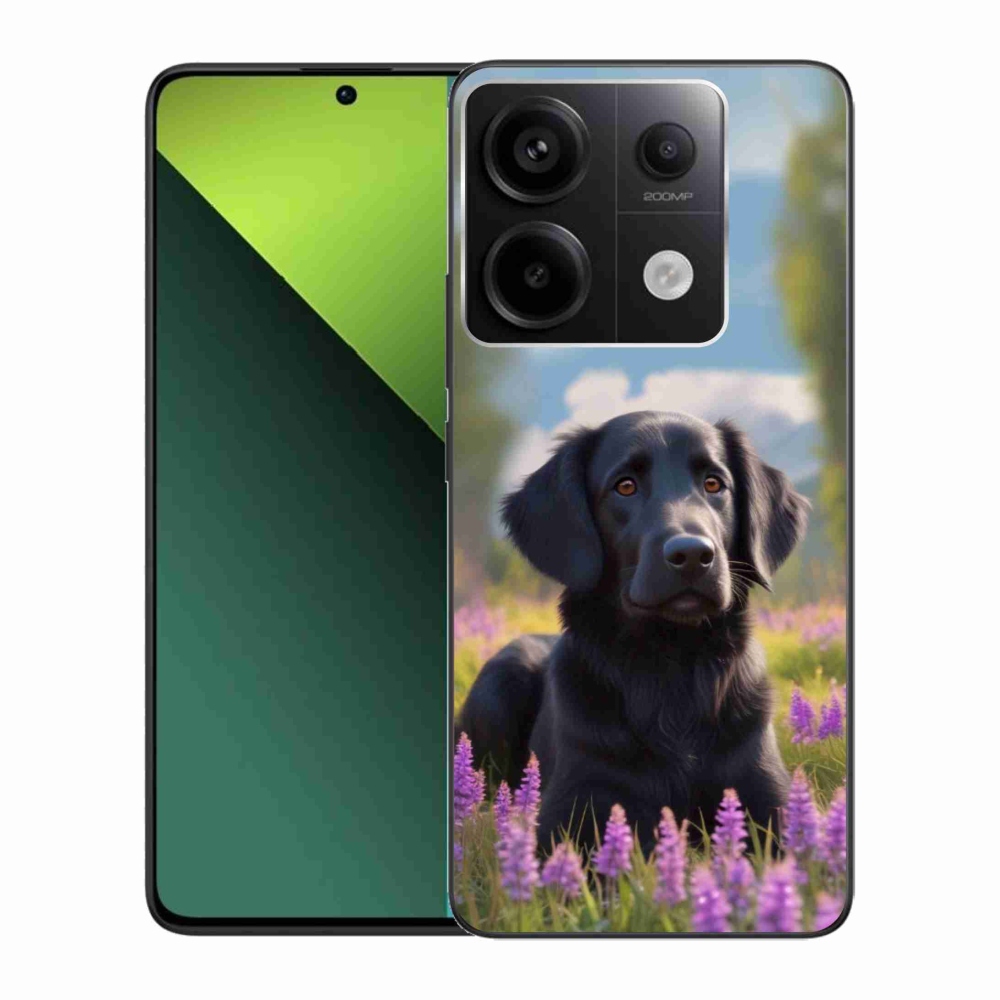 Gelový kryt mmCase na Xiaomi Redmi Note 13 Pro 5G/Poco X6 5G - elegantní černý retrívr