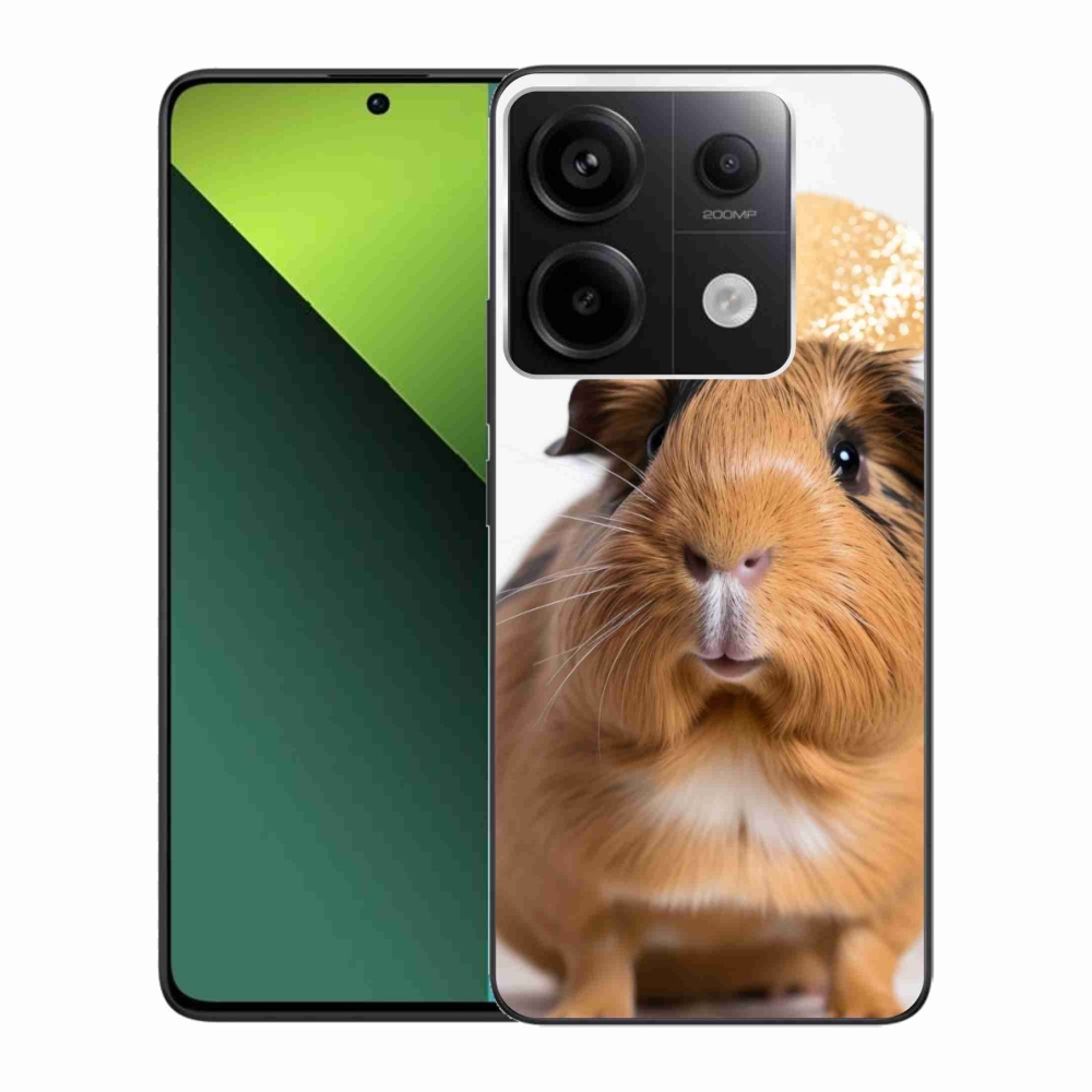 Gelový kryt mmCase na Xiaomi Redmi Note 13 Pro 5G/Poco X6 5G - hnědé morče