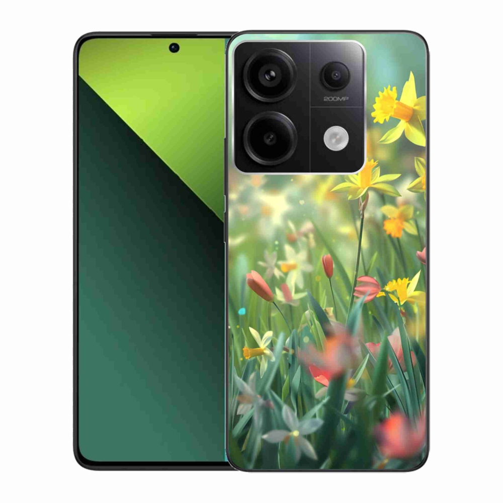 Gelový kryt mmCase na Xiaomi Redmi Note 13 Pro 5G/Poco X6 5G - jarní květy