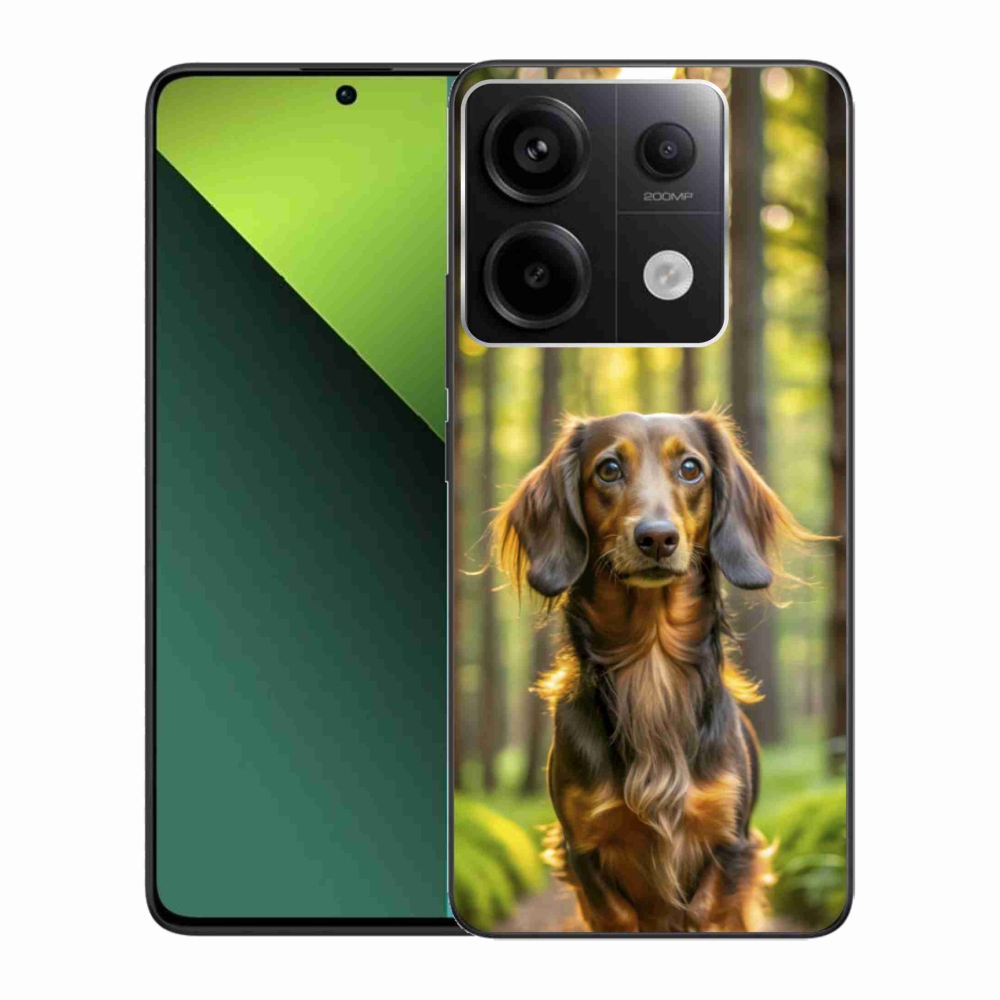 Gelový kryt mmCase na Xiaomi Redmi Note 13 Pro 5G/Poco X6 5G - jezevčík 4