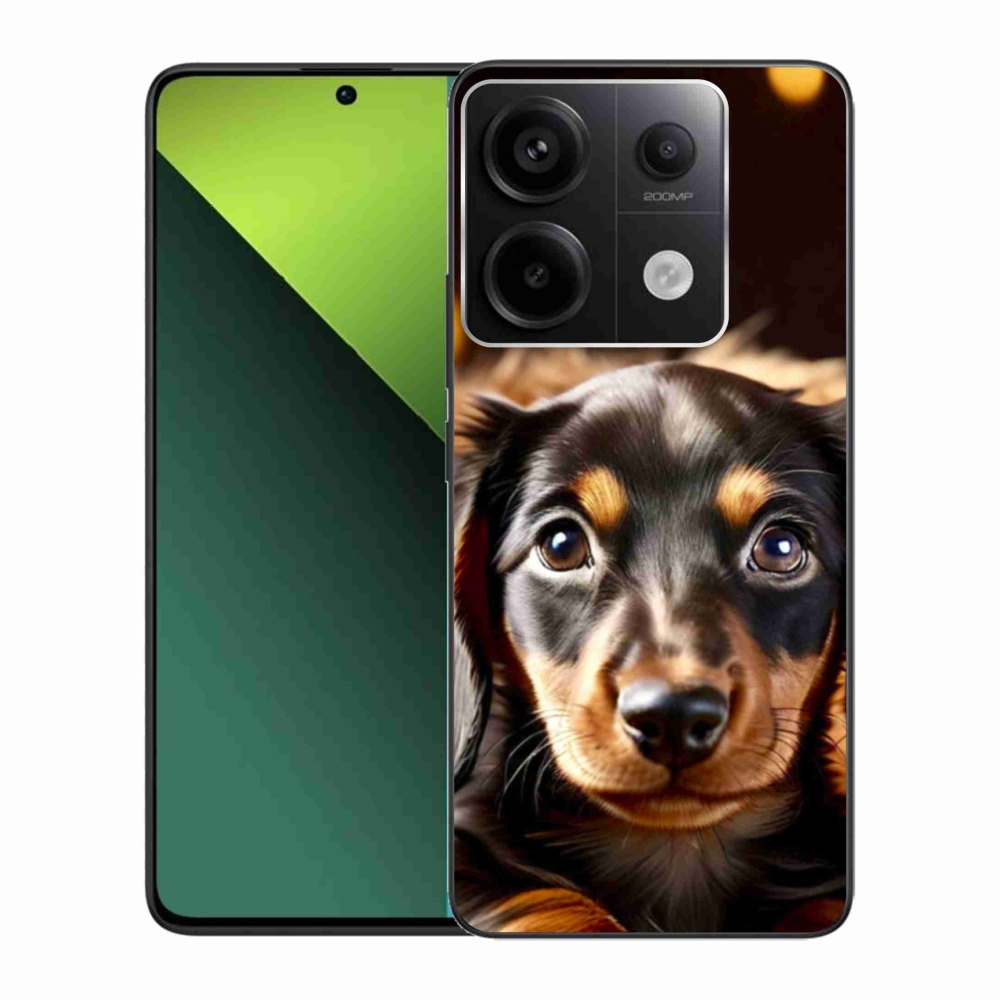 Gelový kryt mmCase na Xiaomi Redmi Note 13 Pro 5G/Poco X6 5G - jezevčík