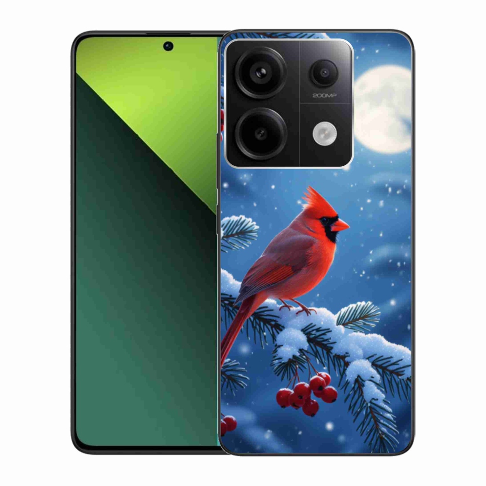Gelový kryt mmCase na Xiaomi Redmi Note 13 Pro 5G/Poco X6 5G - kardinál červený