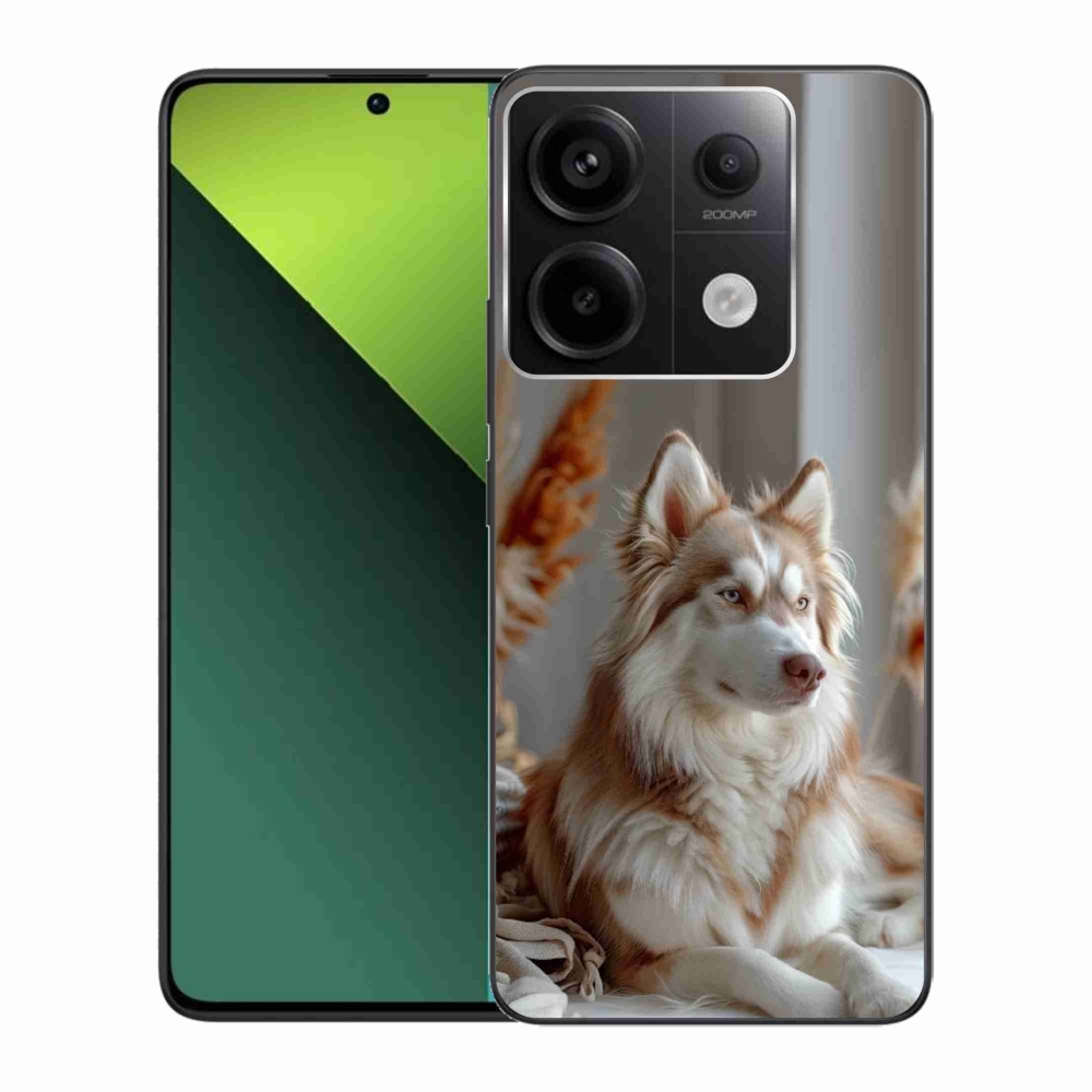 Gelový kryt mmCase na Xiaomi Redmi Note 13 Pro 5G/Poco X6 5G - klidný sibiřský husky