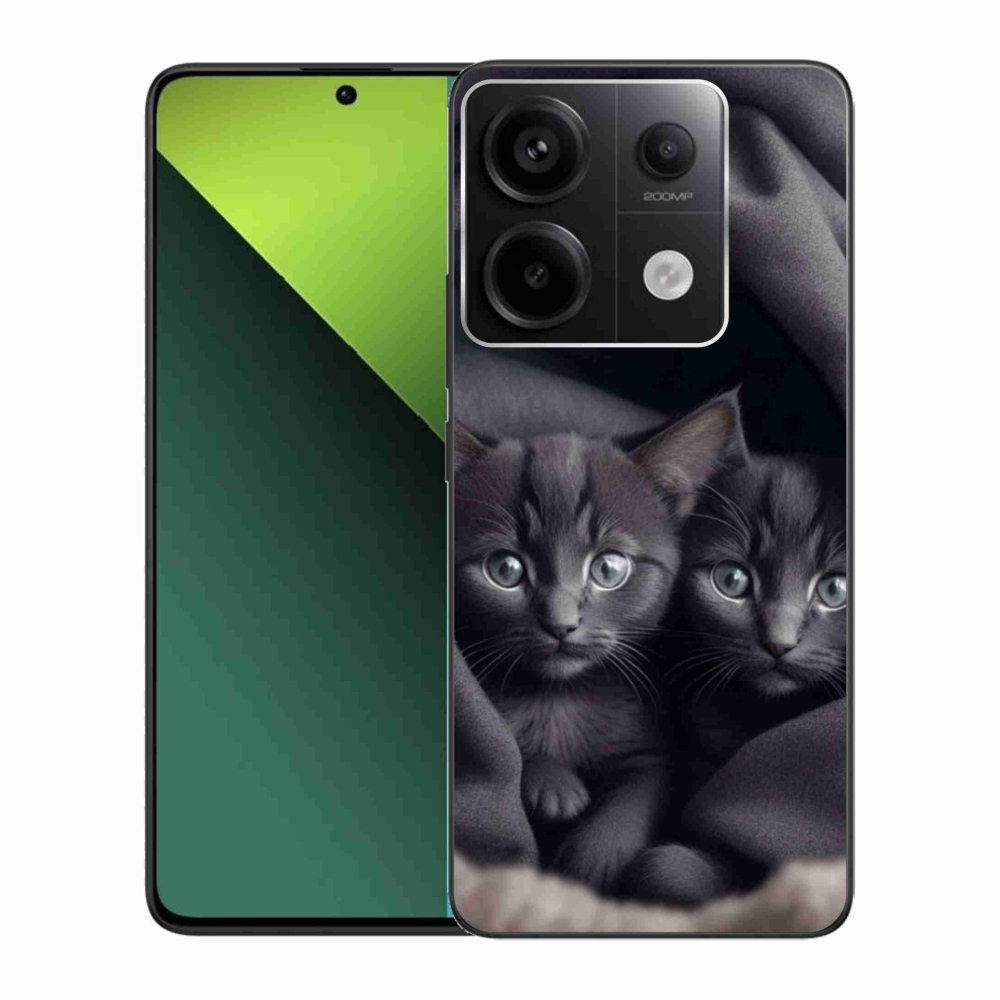 Gelový kryt mmCase na Xiaomi Redmi Note 13 Pro 5G/Poco X6 5G - kočičí duo