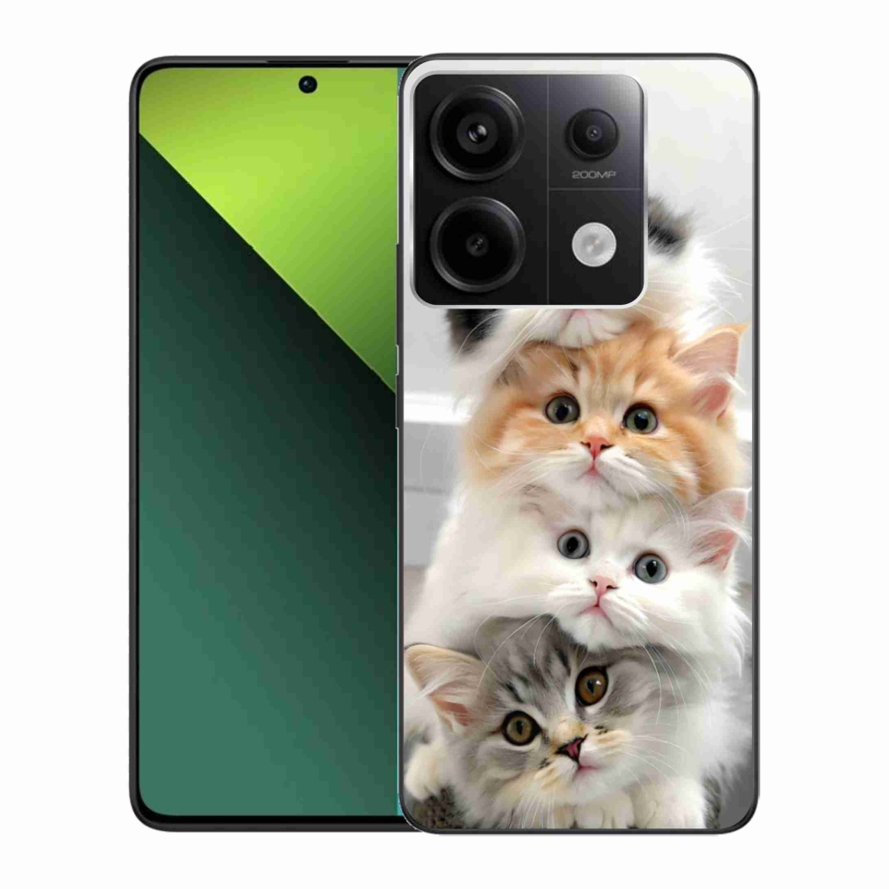 Gelový kryt mmCase na Xiaomi Redmi Note 13 Pro 5G/Poco X6 5G - kočičí parta