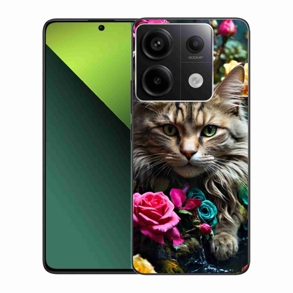 Gelový kryt mmCase na Xiaomi Redmi Note 13 Pro 5G/Poco X6 5G - kočíčí pohled 2