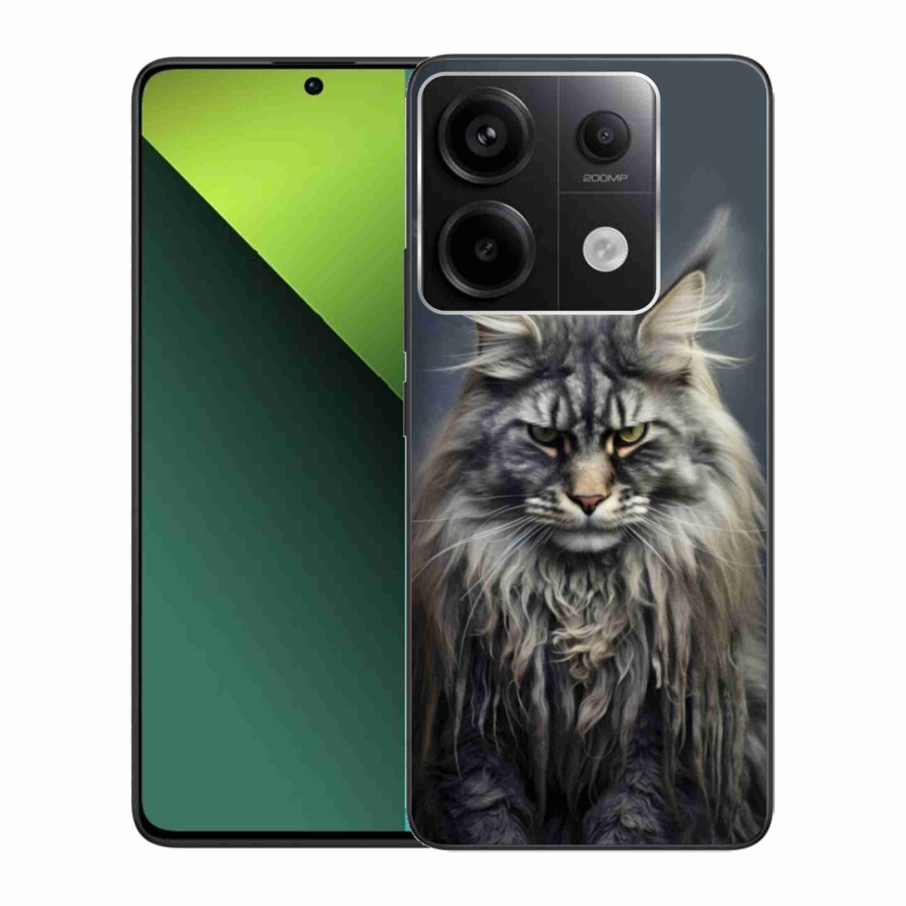 Gelový kryt mmCase na Xiaomi Redmi Note 13 Pro 5G/Poco X6 5G - kočíčí pohled 4
