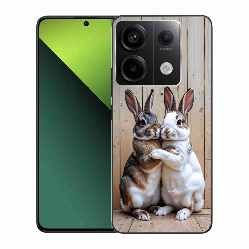 Gelový kryt mmCase na Xiaomi Redmi Note 13 Pro 5G/Poco X6 5G - králičí pár