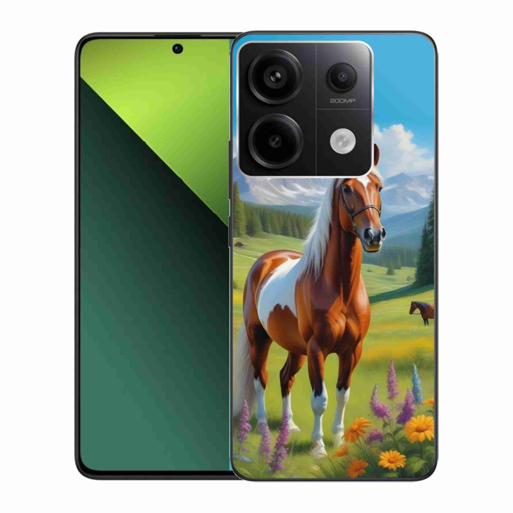 Gelový kryt mmCase na Xiaomi Redmi Note 13 Pro 5G/Poco X6 5G - kůň na louce