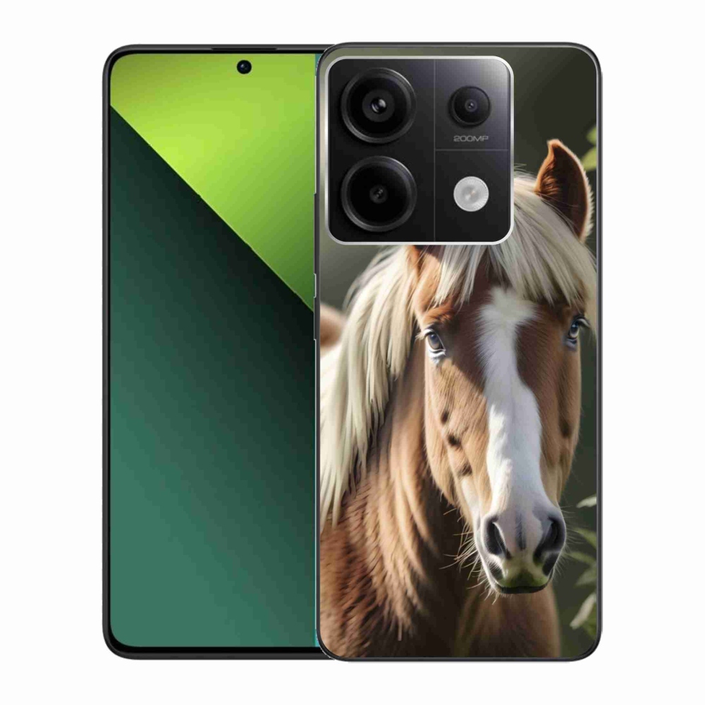 Gelový kryt mmCase na Xiaomi Redmi Note 13 Pro 5G/Poco X6 5G - kůň se světlou hřívou