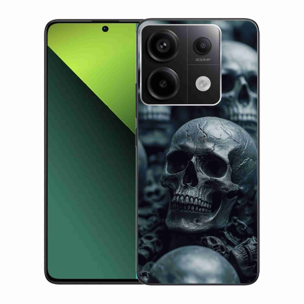 Gelový kryt mmCase na Xiaomi Redmi Note 13 Pro 5G/Poco X6 5G - lebka 2