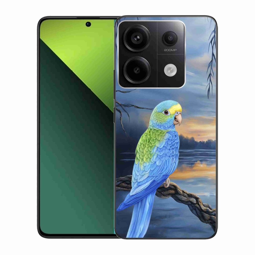 Gelový kryt mmCase na Xiaomi Redmi Note 13 Pro 5G/Poco X6 5G - modrý papoušek