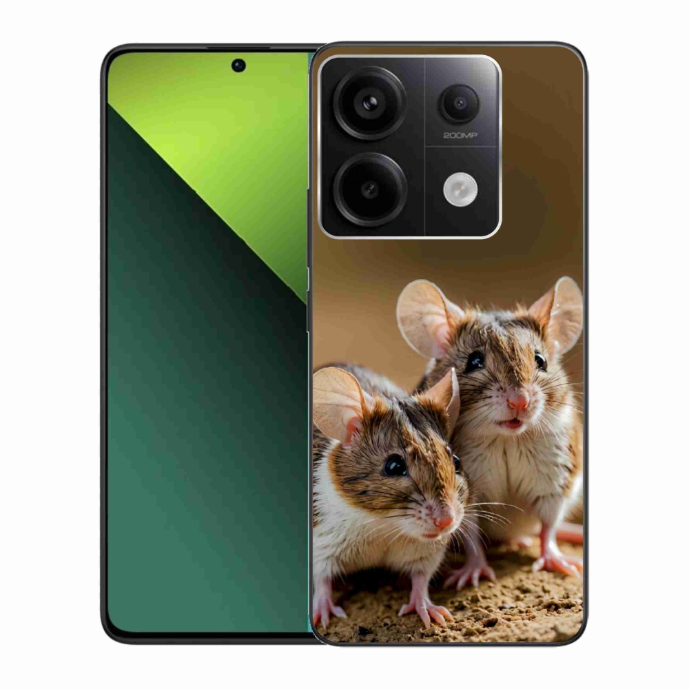 Gelový kryt mmCase na Xiaomi Redmi Note 13 Pro 5G/Poco X6 5G - myší duo