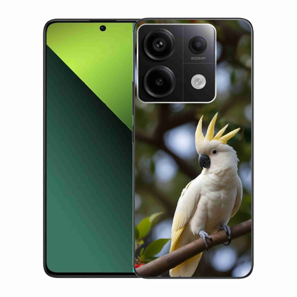 Gelový kryt mmCase na Xiaomi Redmi Note 13 Pro 5G/Poco X6 5G - papoušek kakadu 3