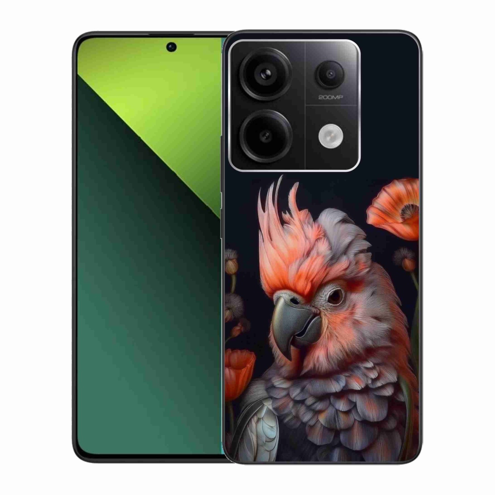 Gelový kryt mmCase na Xiaomi Redmi Note 13 Pro 5G/Poco X6 5G - papoušek kakadu v barvách