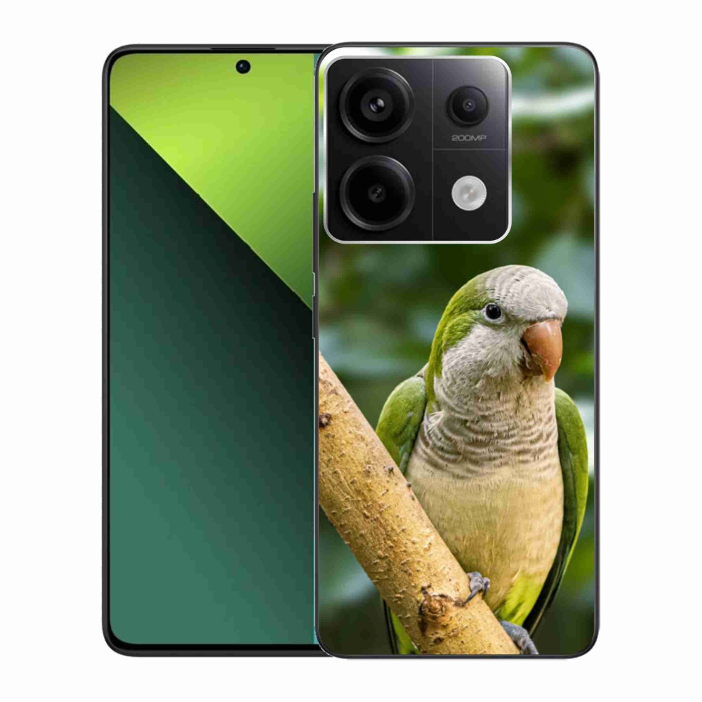 Gelový kryt mmCase na Xiaomi Redmi Note 13 Pro 5G/Poco X6 5G - papoušek mníšek