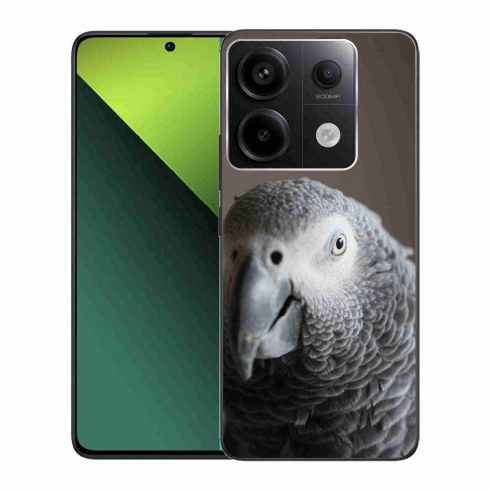 Gelový kryt mmCase na Xiaomi Redmi Note 13 Pro 5G/Poco X6 5G - papoušek žako 2