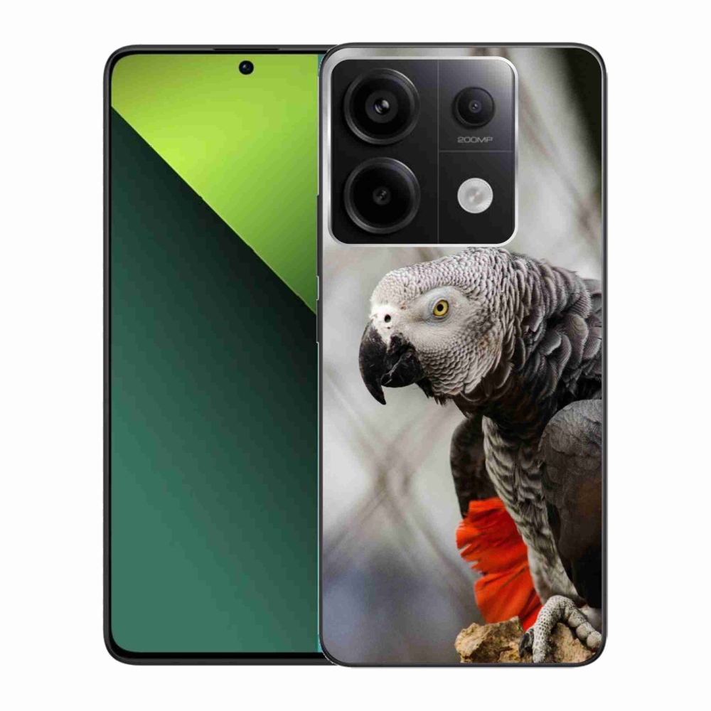 Gelový kryt mmCase na Xiaomi Redmi Note 13 Pro 5G/Poco X6 5G - papoušek žako 3