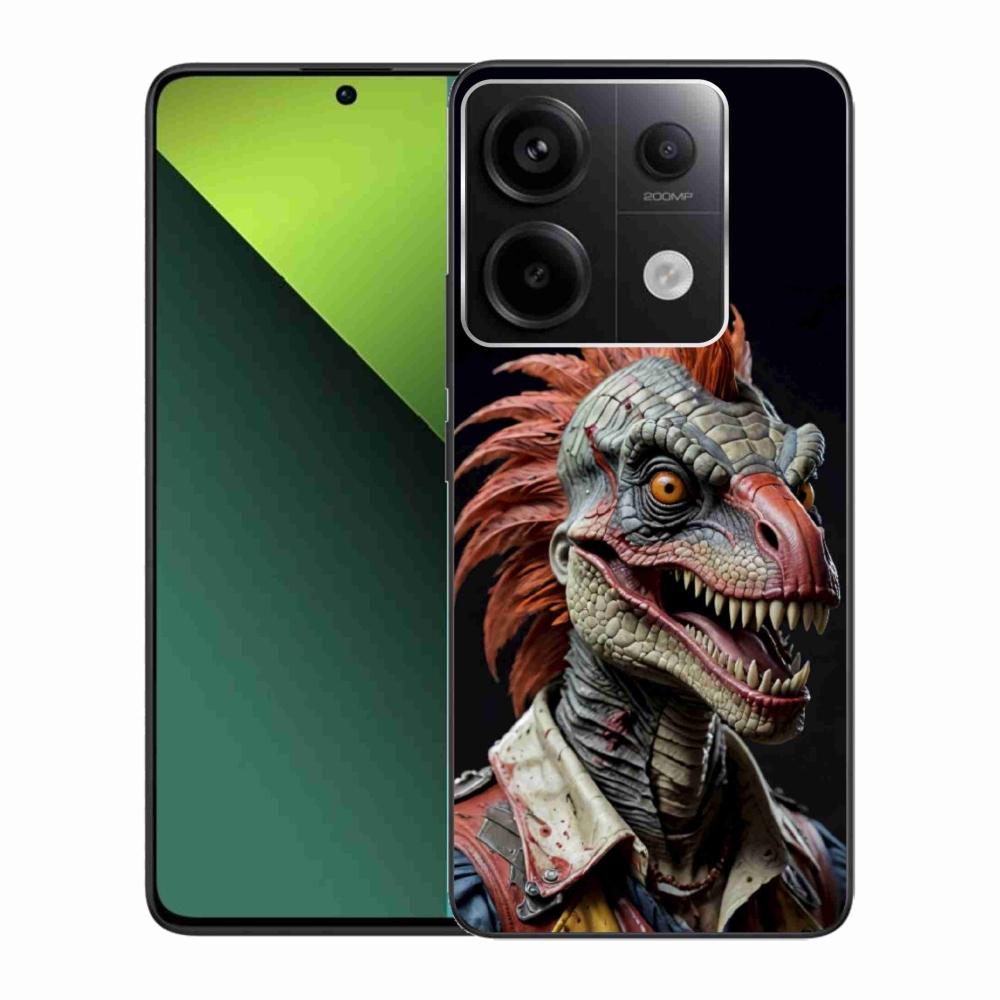 Gelový kryt mmCase na Xiaomi Redmi Note 13 Pro 5G/Poco X6 5G - punk dinosaurus