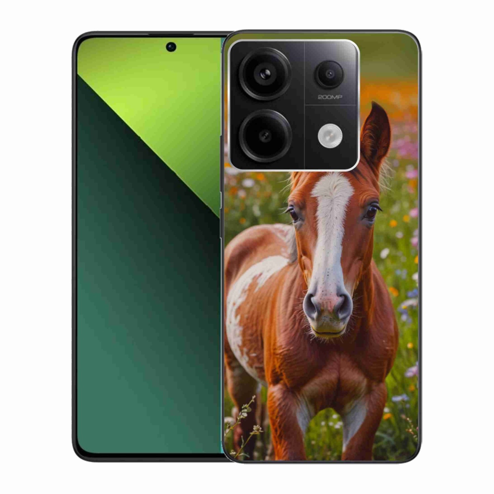 Gelový kryt mmCase na Xiaomi Redmi Note 13 Pro 5G/Poco X6 5G - roztomilé hříbě