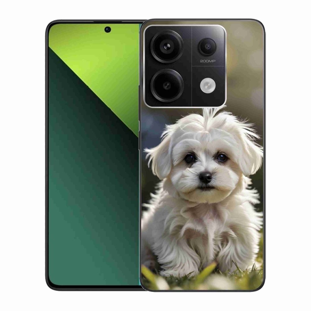 Gelový kryt mmCase na Xiaomi Redmi Note 13 Pro 5G/Poco X6 5G - roztomilý maltézský psík