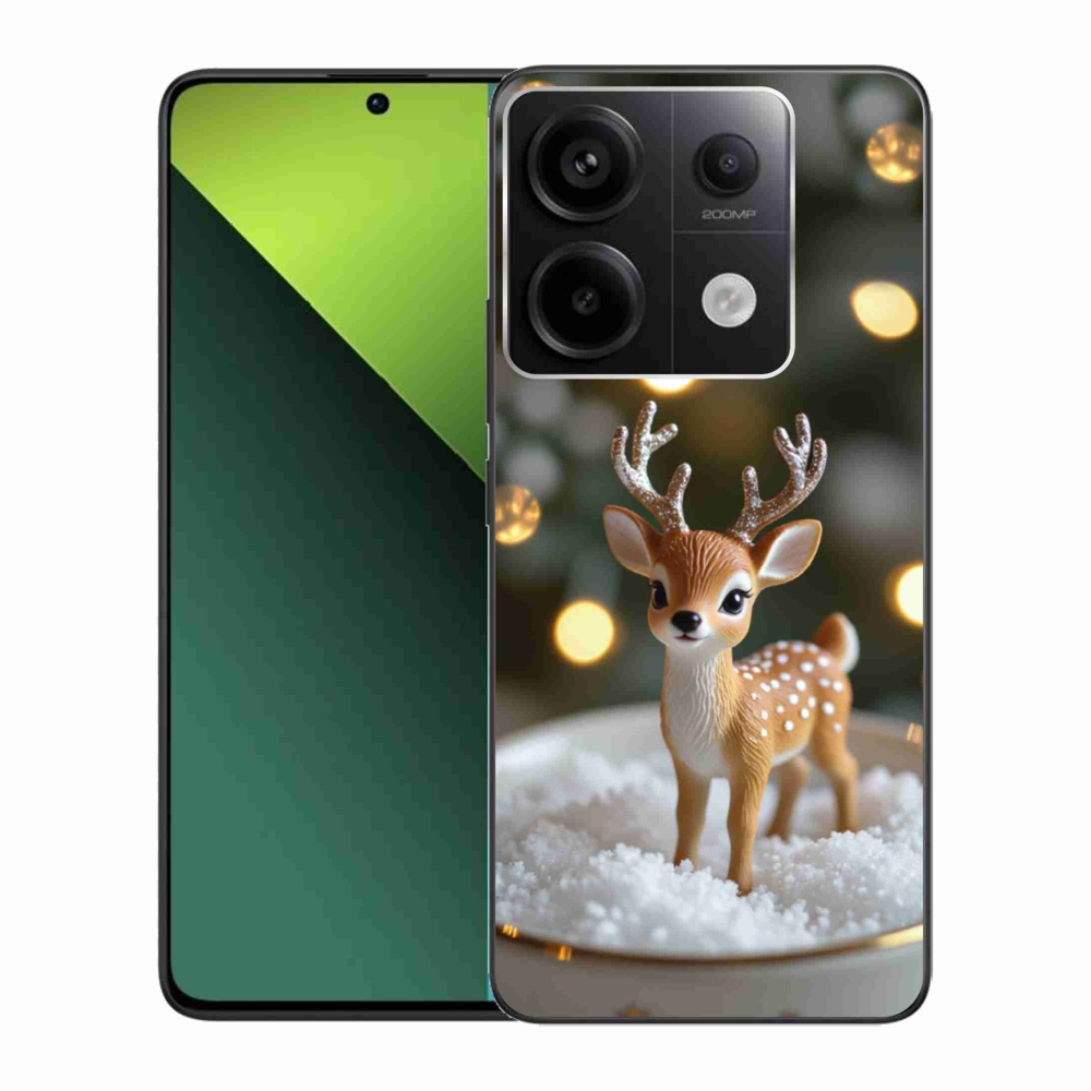 Gelový kryt mmCase na Xiaomi Redmi Note 13 Pro 5G/Poco X6 5G - roztomilý vánoční jelen