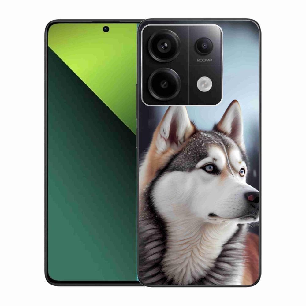 Gelový kryt mmCase na Xiaomi Redmi Note 13 Pro 5G/Poco X6 5G - sibiřský husky