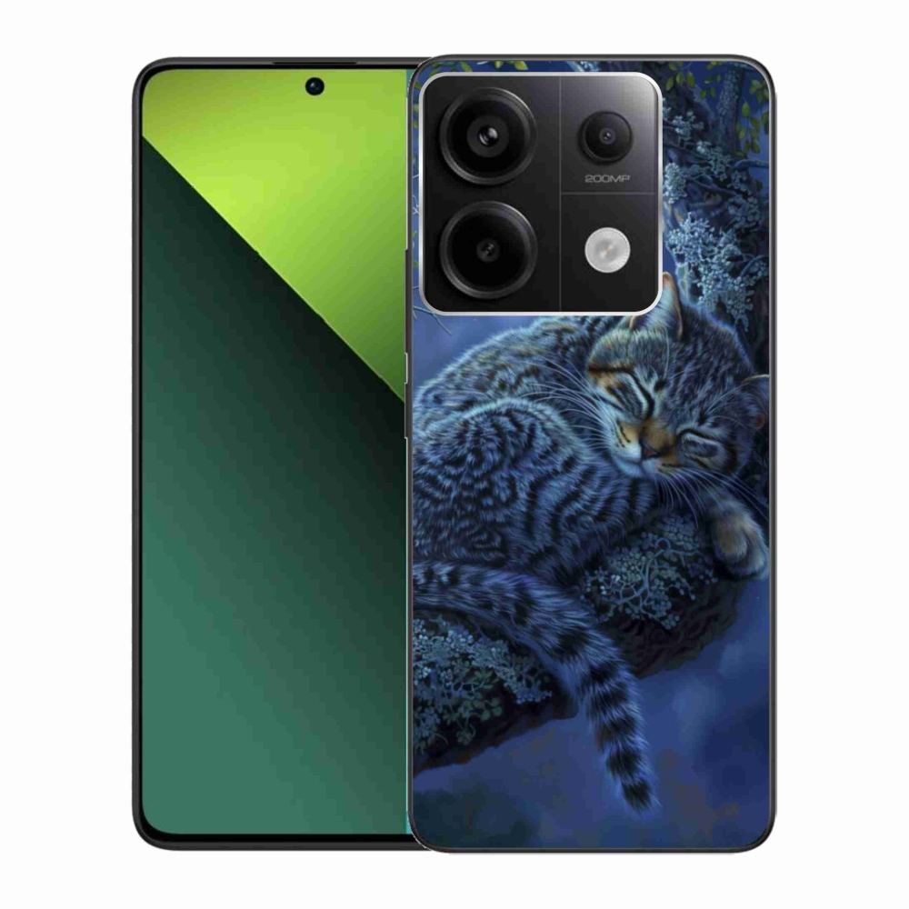 Gelový kryt mmCase na Xiaomi Redmi Note 13 Pro 5G/Poco X6 5G - spící kočka