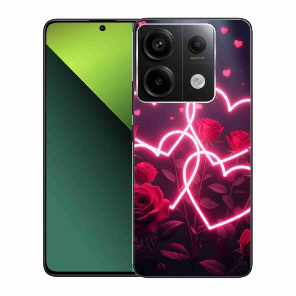 Gelový kryt mmCase na Xiaomi Redmi Note 13 Pro 5G/Poco X6 5G - srdce lásky