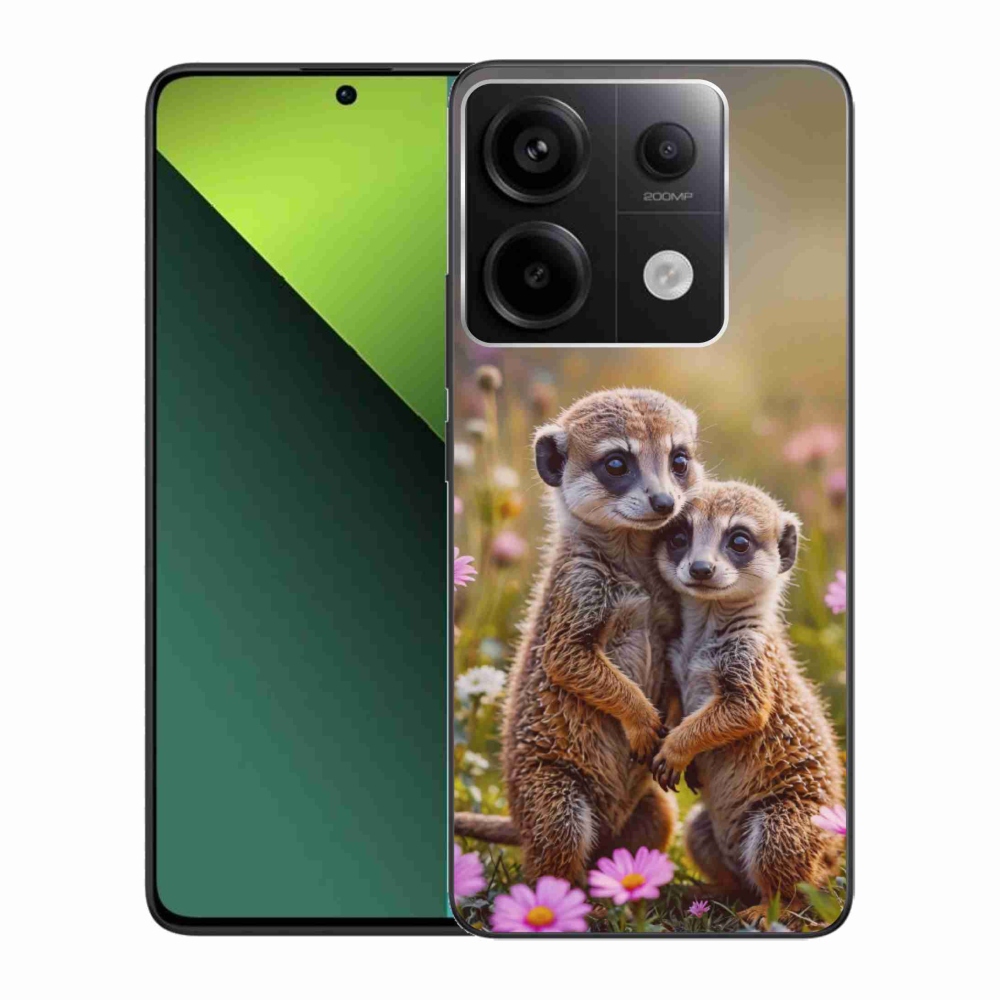 Gelový kryt mmCase na Xiaomi Redmi Note 13 Pro 5G/Poco X6 5G - surikatí duo